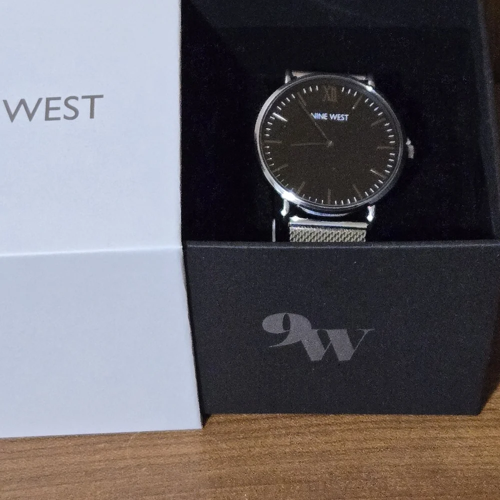 Nine West Silver Men's Watch Asher Watch